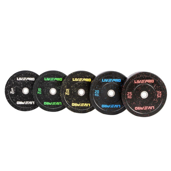 LivePro Black Rubber Bumper Plate (Single)
